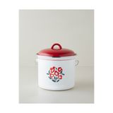 English Home Bright Parade Emaye Bakraç 20 cm Kırmızı