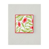English Home Bright Petals Seramik Bardak Altlığı 11x11 cm Pembe