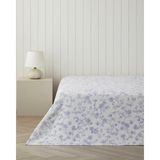 English Home Brisa Çift Kişilik Pike 200X220 cm Pamuk Desenli Bebe Mavisi 1 Parça