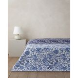 English Home Camille Ray Çift Kişilik Çok Amaçlı Örtü 200X220 cm Lacivert - 200 x 220 cm