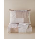 English Home Chain Patch Kolay Ütülenir Çarşaflı Tek Kişilik Nevresim Takımı 160X220 cm Turuncu - 160 x 220 cm
