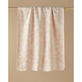English Home Charming Garden Pamuklu Bebe Battaniye 100X120 cm Pudra - 100 x 120 cm