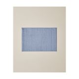 English Home Chequer Pamuk Ayak Havlusu 50x70 cm Mavi