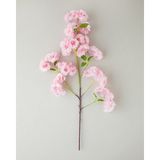 English Home Cherry Branch Tek Dal Yapay Çiçek Koyu Pembe