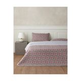 English Home Cherry Plaid Çift Kişilik Yatak Örtüsü Takımı 200x220 cm Fuşya