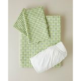 English Home Clover Çift Kişilik Pike Takımı 200x220 cm Yeşil Pamuk - Polyester Desenli 3 Parça