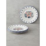English Home Çok Renkli Pasta Tabağı PİXEL T PASTA SETİ 4'LÜ RENKLİ