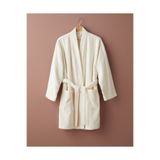 English Home Cotton Line Pamuk Bornoz S-M Ekru