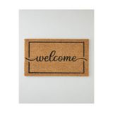 English Home Cozy Welcome Kapı Önü Paspası 35x60 cm Natural