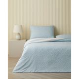 English Home Daisy Nest Kolay Ütülenir Çarşaflı Çift Kişilik Nevresim Takımı 200X220 cm Mavi