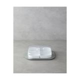English Home Daisy Plastik 4 Bölmeli Kahvaltılık 26x23 cm Yeşil