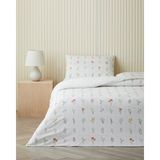 English Home Damada Bloom Kolay Ütülenir Çarşaflı Çift Kişilik Nevresim Takımı 200x220 Cm Sarı-yeşil Sarı-yeşil