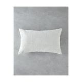 English Home Deluxe Jakarlı Dekoratif Kırlent 35x55 cm Ekru