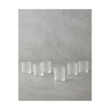 English Home Diamond Cam 6'lı Kahve Yanı Bardak 90 ml Şeffaf