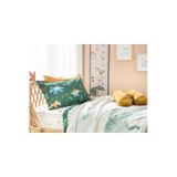 English Home Dinosaurs World Pamuklu Çocuk Battaniye 150x200 Cm Yeşil