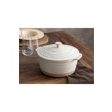 English Home Dots Stoneware 29 cm Beyaz Tencere