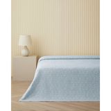 English Home Dulcie Tek Kişilik Pike 150X220 cm Mavi - Açık Mavi