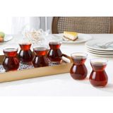 English Home Etnik 6'lı Cam Çay Bardağı Şeffaf Malzeme ile Şık Sunum İçin Tasarlandı