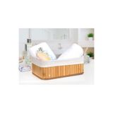 English Home Fancy Katlanabilir Sepet 32x22x12 Cm Bej