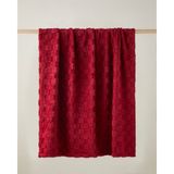 English Home Fancy square Koltuk Şalı 120X160 cm Bordo