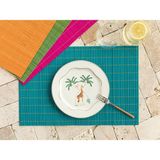 English Home Farleg Bambu 4'lü Amerikan Servis 45 x 30 cm Renkli - 30 x 45 cm