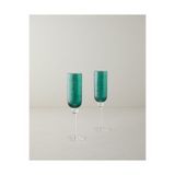 English Home Favour Cam 2'li Kadeh 200 ml Yeşil