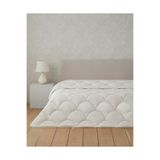 English Home Fiesta Baskılı Mikrofiber Tek Kişilik Yorgan 155x215 cm Taş Rengi