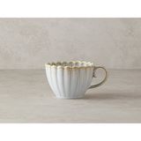 English Home Fiore Gri New Bone China Kupa 350 ML Tek Parça Desensiz Şık Tasarım