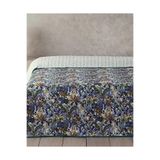 English Home Floral Charm Çift Taraflı King Size Çok Amaçlı Örtü, Mavi, 220 x 240