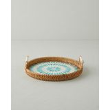 English Home Florence Rattan Tepsi 28 cm Kahverengi