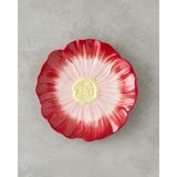 English Home Flowerella Dolomite Pasta Tabağı 21 cm Kırmızı-Pembe Şık Tasarım 1 Adet - Kırmızı - Pembe