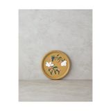 English Home Flowers Polyresin Duvar Aksesuarı Bej