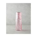 English Home Flowery Cam Başucu Sürahi 1200 ml + 400 ml Pembe
