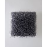 English Home Fluffy Kırlent Kılıfı 45X45 cm Gri - 45 x 45