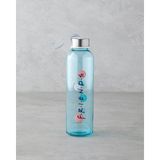 English Home Friends Cam Lisanslı Renkli Şişe 500 ml Modern Tasarım ve Şık Malzeme ile Su Servisi