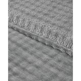 English Home Glance Bubble Supersoft Çift Kişilik Battaniye Gri - 200 x 220 cm