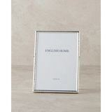 English Home Gloria Metal Çerçeve Silver - Mavi - Standart