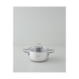 English Home Glow Çelik Derin Tencere 16x10 cm Silver