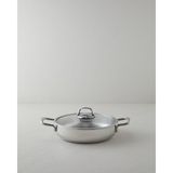 English Home Glow Çelik Sığ Tencere 26X6 cm Silver - Gümüş - 26 x 6 cm