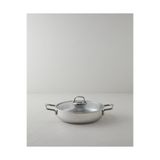 English Home Glow Çelik Sığ Tencere 26x6 cm Silver