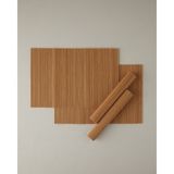 English Home Gola Bambu 4'lü Amerikan Servis Bal - 30 x 45 cm - Bal Rengi