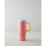 English Home Good Mood Gummy Çelik Termos 960 ml Pembe - Mavi
