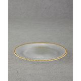 English Home Graceful Shapes Cam Pasta Tabağı Gold
