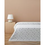 English Home Heritage Blue Baskılı Pamuklu Tek Kişilik Pike 150X220 cm Mavi - Açık Mavi