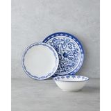 English Home Iconic 18 Parça 6 Kişilik Lacivert Desenli Porselen Yemek Takımı