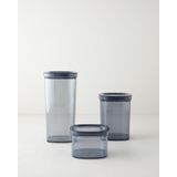English Home Jade Plastik 3'lü Kavanoz 700 ml – 1,4 L – 2 L Füme