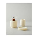 English Home Jessica 3’lü Set Banyo Seti 16 cm Bej