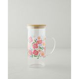English Home Joyfull Bloom Renkli Cam Sürahi 1500 ml Şık Tasarım ve Mutfak Gereçleri - 1,15 lt