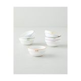 English Home Joyfull Seramik 6'lı Çerezlik 6 cm Renkli