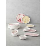 English Home Kahvaltı Takımı SPLASH,KIRMIZI-PEMBE,10 PARÇA